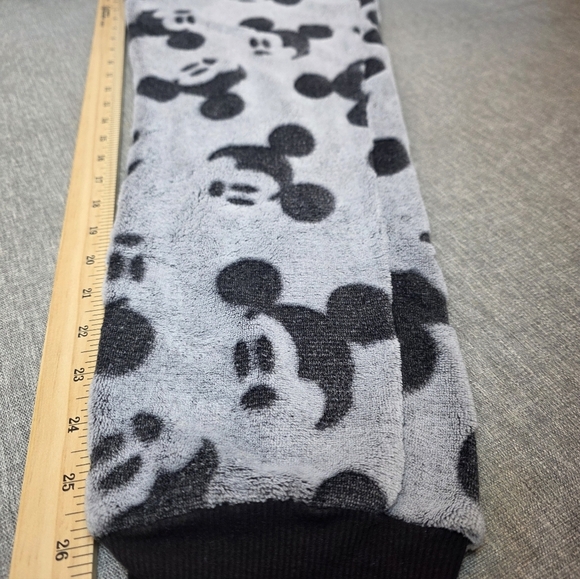 Disney Mickey Mouse Fleece Pajama Lounge Pants Size Medium Gray - Picture 3 of 5
